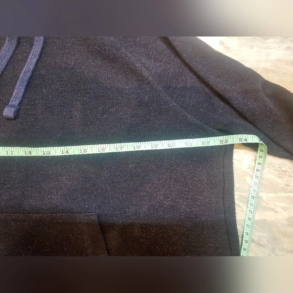 Banana Republic Brushed Birdseye Pullover - Navy - Size Large